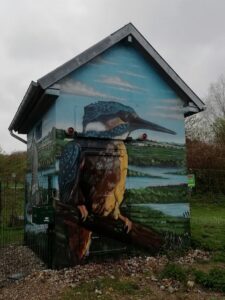 Street-art à la réserve ornithologique de Grand-Laviers