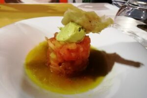 Tartare de tomates au Véro Gastrobar à Naples